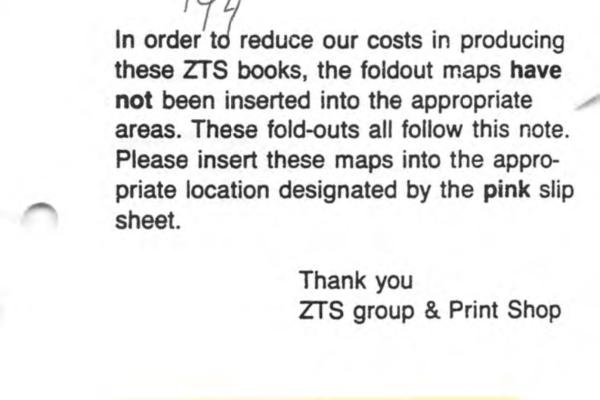 ZTS Maps, Albany Division, Vol. 3, July 1997