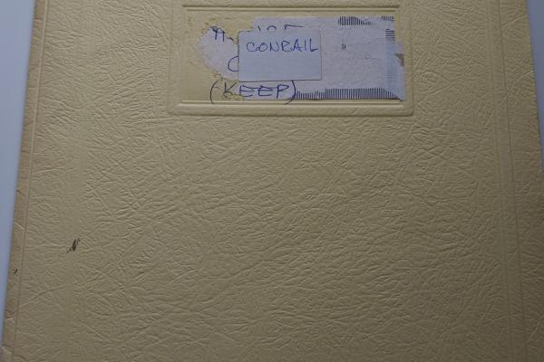 Division Maps, Operations, January 1978 with annotations in yellow bound folder