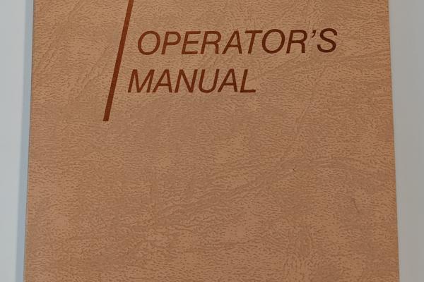 EMD GP15-1 Operators Manual, labeled CR 1600-1699 1979 Delivery