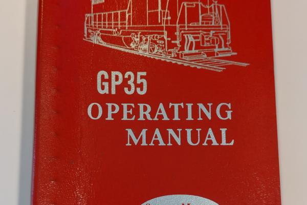 EMD GP35 Operating Manual, labeled EF-25 12/3/64 2297-2310