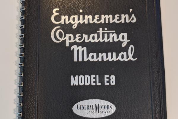 EMD E8 Operating Manual, labeled Erie Training Diesel Training Car 10