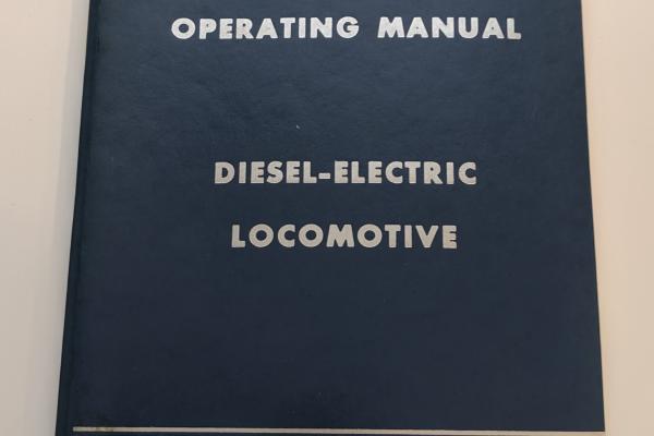 GE Diesel Electric Locomotive Operating Manual GEJ-3856B