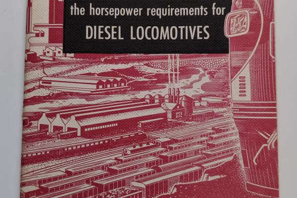 Power - The Horsepower requirements for diesel locomotives. EMD Marketing Pamphlet.