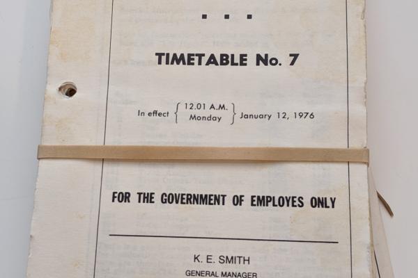 Conrail Metropolitan Region Employee Timetable, 1976-04-12, No. 7