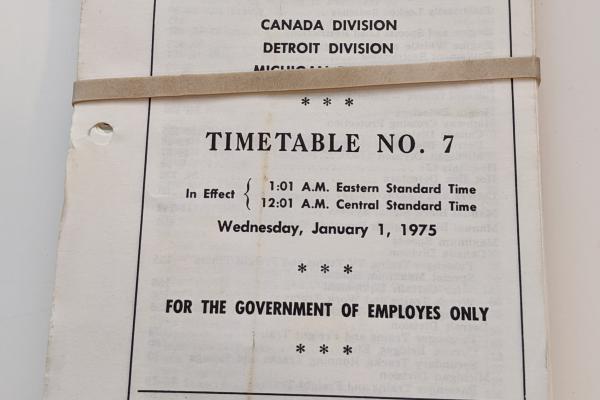 Conrail Northern Region Employee Timetable, 1975-01-01, No. 7