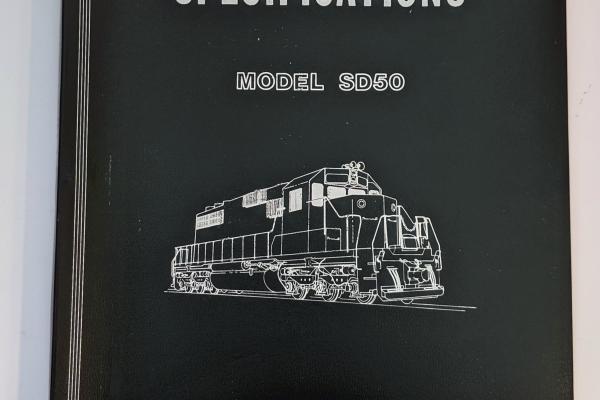 Locomotive Specifications Booklet: EMD SD50