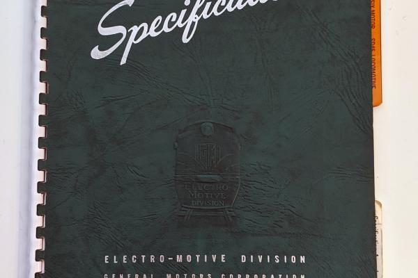 Locomotive Specifications Booklet: EMD SD45