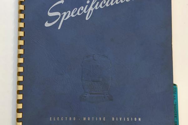 Locomotive Specifications Booklet: EMD E8B