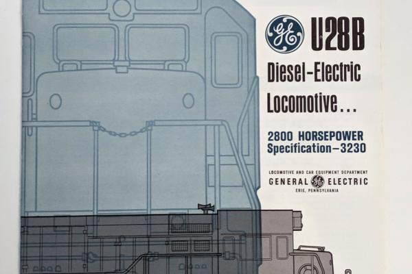 Locomotive Specifications Booklet: GE U28B Specification 3230