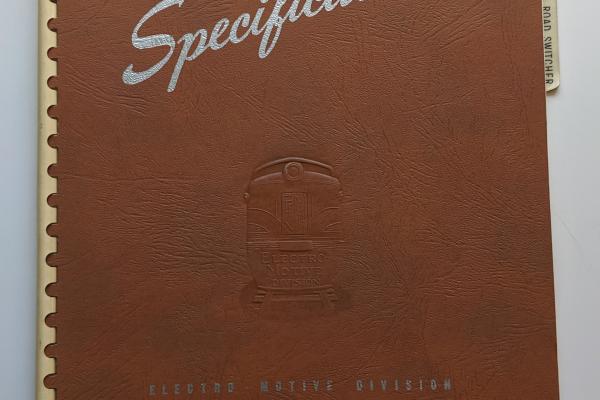 Locomotive Specifications Booklet: EMD GP20 Specification 8044 Sept 16 1960