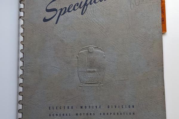 Locomotive Specifications Booklet: EMD F7A marked 709-719 and 8002A