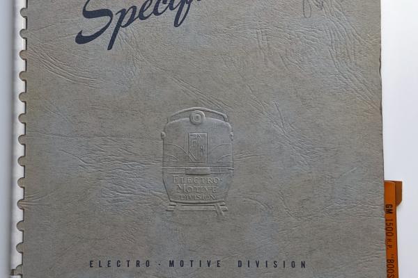 Locomotive Specifications Booklet: EMD F7B Marked 709-710 and 8003A