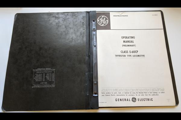 GE E60-P Operator's Manual (Preliminary) GEJ-5688A