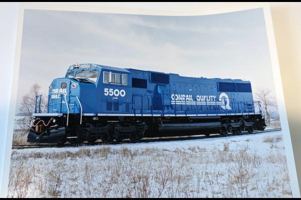 Envelope of EMD Promo Photos (including SD70M, SD60M and SD60MAC). Includes Conrail 5500