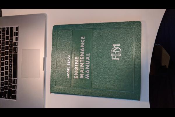 EMD Engine Maintentance Manual for Model 567D2 Engines