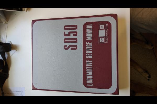 EMD SD50 Locomotive Service Manual 5th Edition December 1983