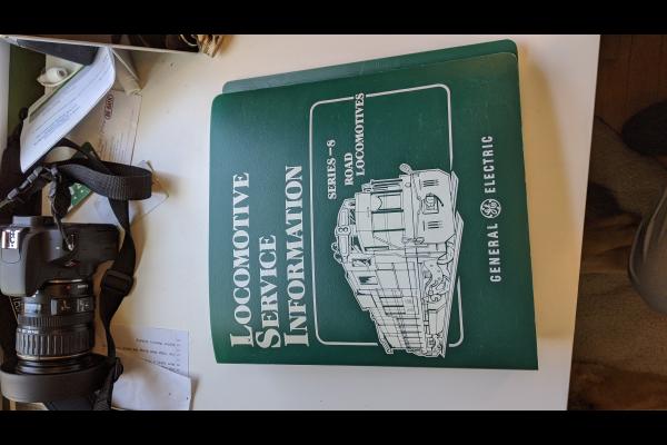 GE Series 8 Road Locomotive Service Information Manual LTM-800