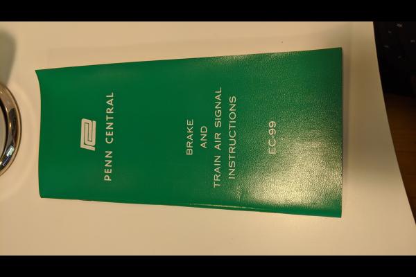 Penn Central Brake and Train Air Signal Instructions EC-99, March 1969