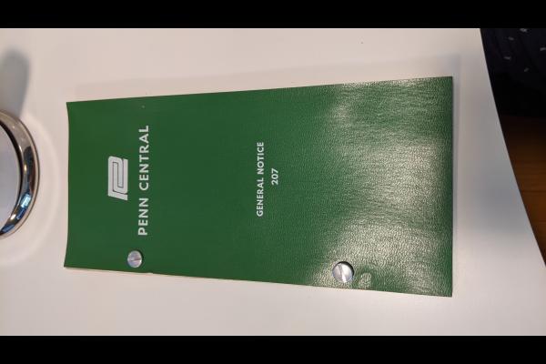 Penn Central General Notice 207 - Clearances. Effective June 1 1969