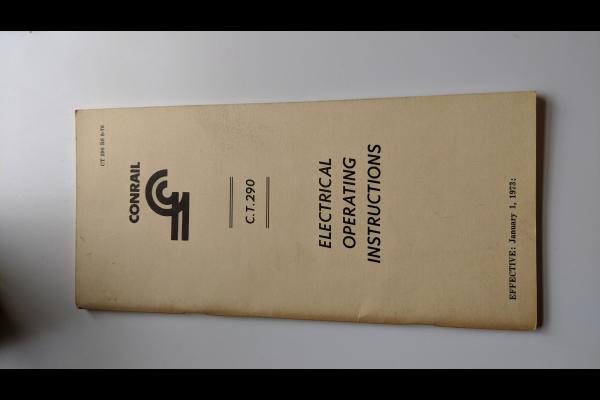 C.T. 290 R6 8-76 Electrical Operating Instructions Effective January 1, 1973