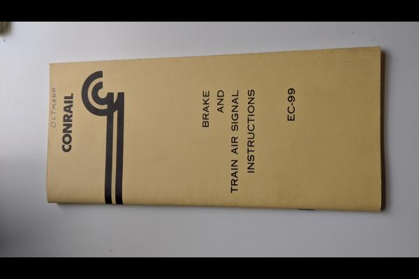 Brake and Train Air Signal Instructions EC-99, Rev 5-1-76.
