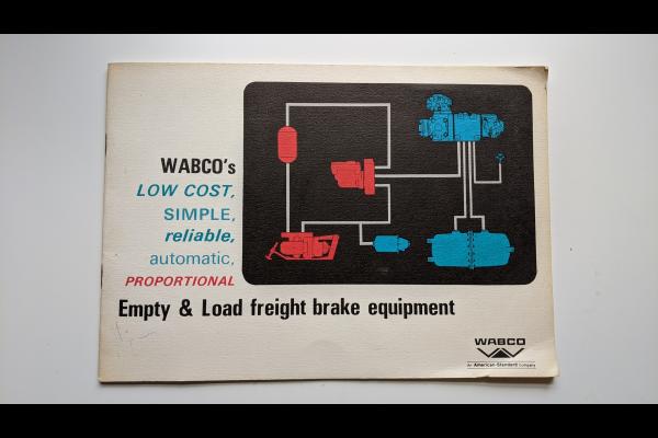 Sales Brochure: WABCO's Proportional Empty & Load freight brake equipment