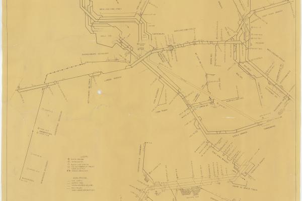 Eastern Region Harrisburg Division Map 1982-11-15