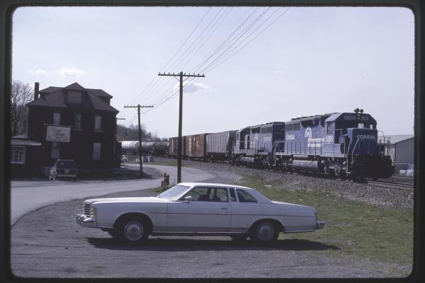 Conrail 6285 in Gallitzin PA on 5/4/89