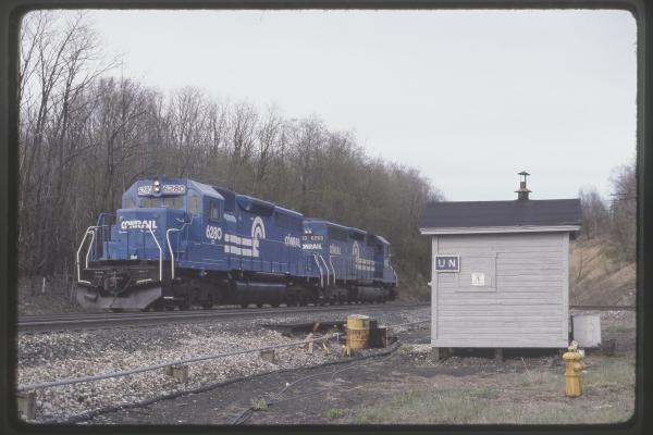 Conrail 6280 in Cresson PA on 5/4/89