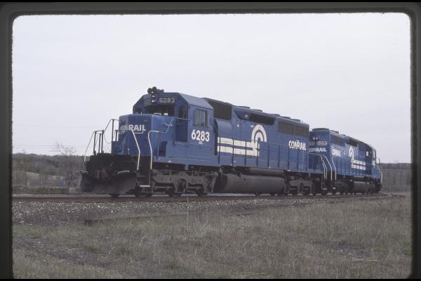 Conrail 6283 in Cresson PA on 5/4/89