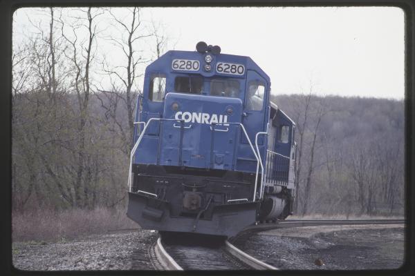 Conrail 6280 in Cresson PA on 5/4/89