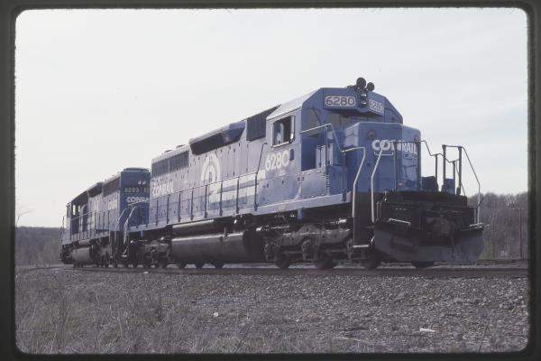 Conrail 6280 in Cresson PA on 5/4/89