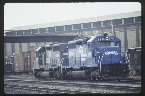 Conrail 6299 in Altoona PA on 5/5/89
