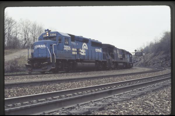 Conrail 3306 in Altoona PA on 5/5/89