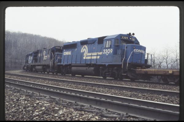Conrail 3309 in Altoona PA on 5/5/89