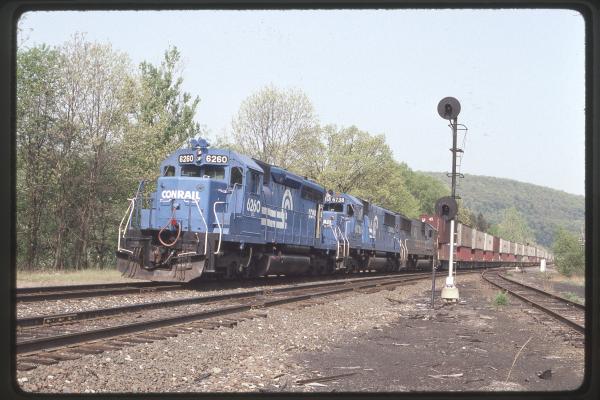 Conrail 6260 in Tunnelhill PA on 5/5/89