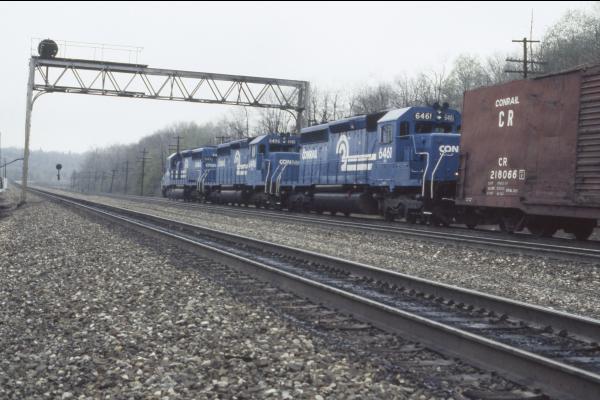 Conrail 6461 in Tunnelhill PA on 5/5/89