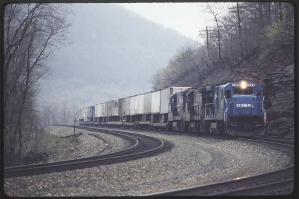 Conrail 5030 in Altoona PA on 5/5/89