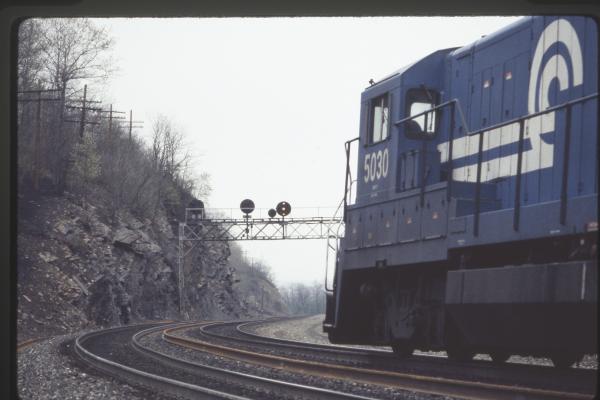 Conrail 5030 in Altoona PA on 5/5/89