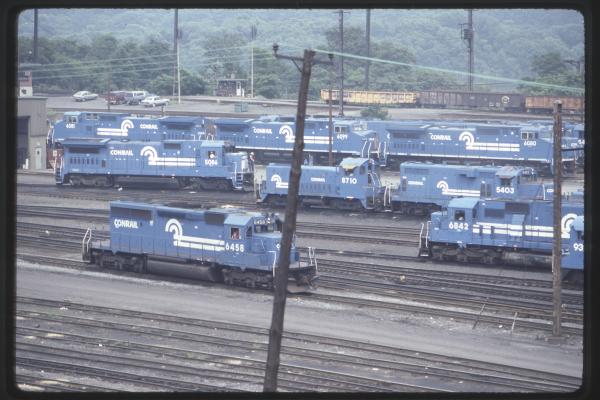 Conrail 6458 in Enola PA on 8/90