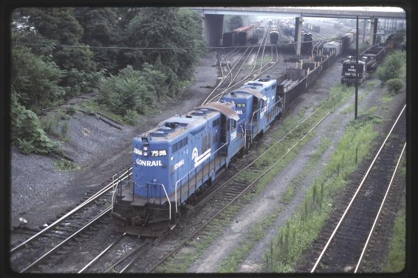 Conrail 7558 in Enola PA on 8/90