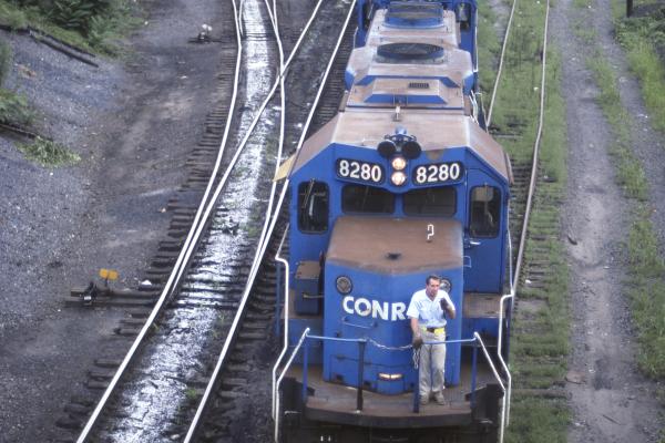Conrail 8280 in Enola PA on 8/90