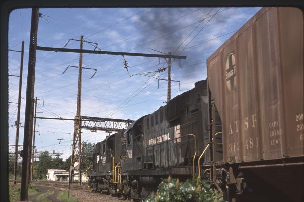 Conrail 7618 in Monmouth Junction NJ on 8/2/76