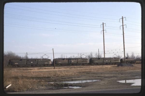 Conrail 4859 in Monmouth Junction NJ on 3/6/77