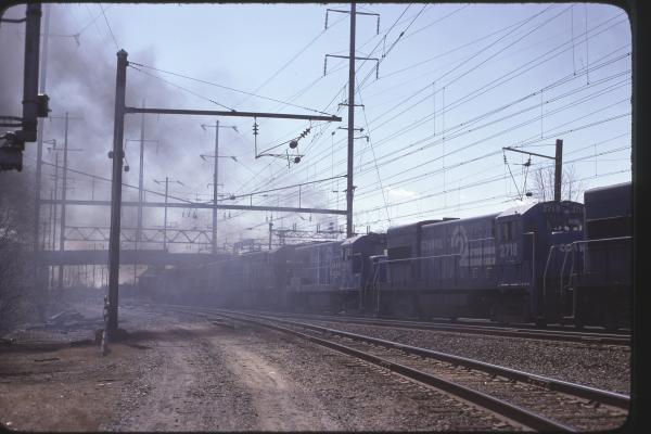 Conrail 2718 in Monmouth Junction NJ on 4/8/78