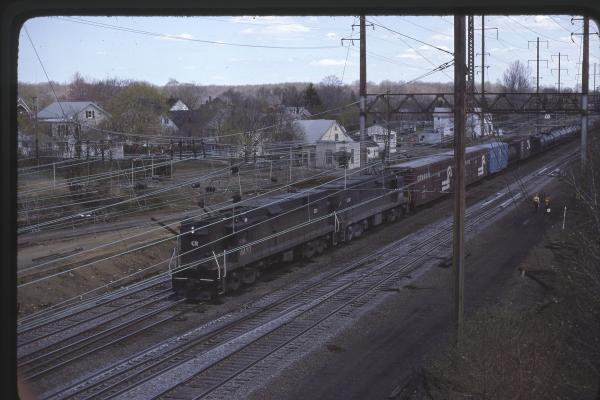 Conrail 4420 in Monmouth Junction NJ on 4/22/78
