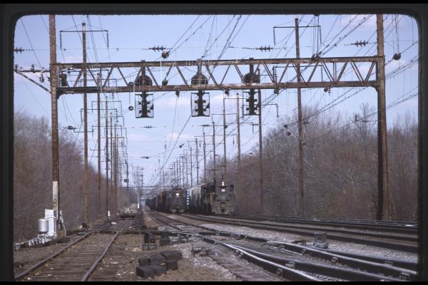 Conrail 4448 in Monmouth Junction NJ on 4/22/78
