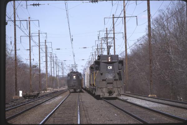 Conrail 4448 in Monmouth Junction NJ on 4/22/78