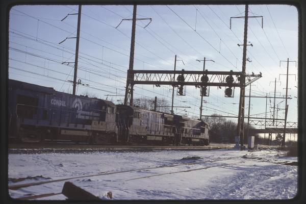 Conrail 1943 in Monmouth Junction NJ on 1/9/80