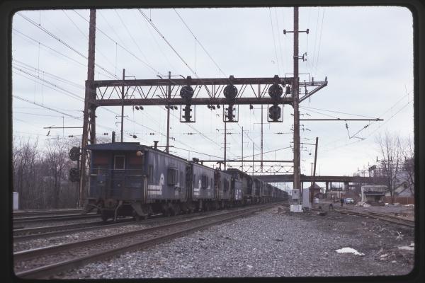 Conrail 21639 in Monmouth Junction NJ on 3/30/80
